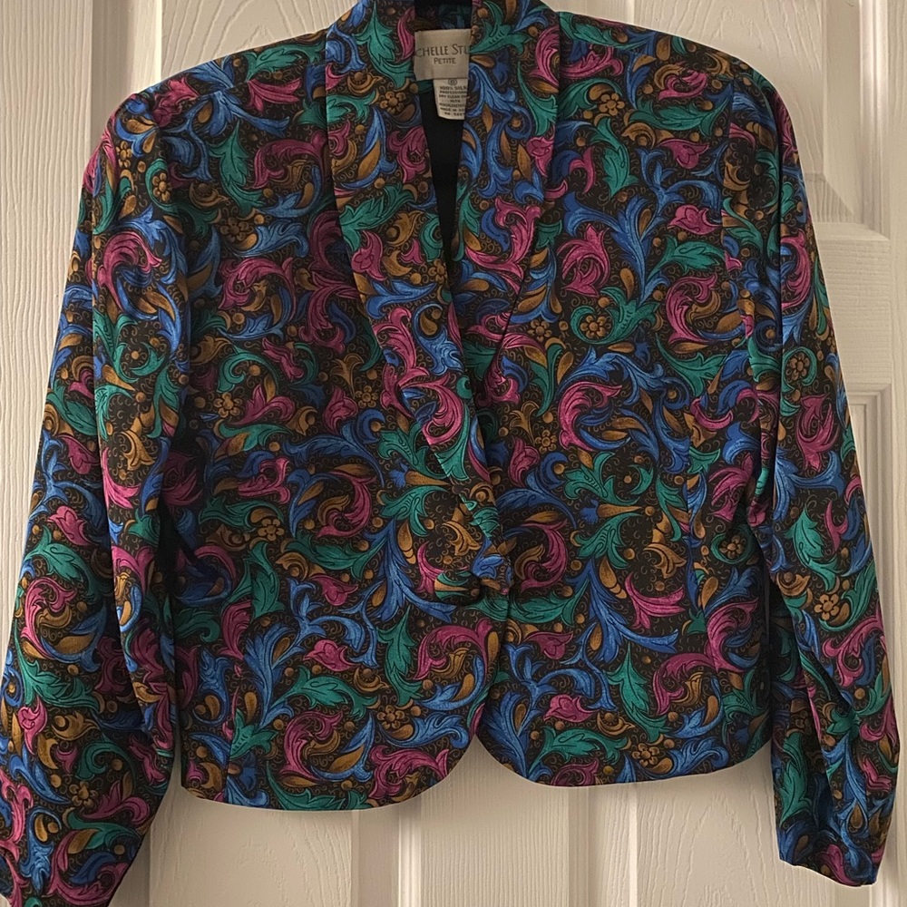Michelle Stuart blazer - 100% Silk